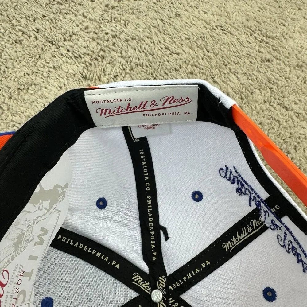 New York Islanders Hat Mitchell & Ness Retrodome Snapback Pro Crown Fit Blue Cap